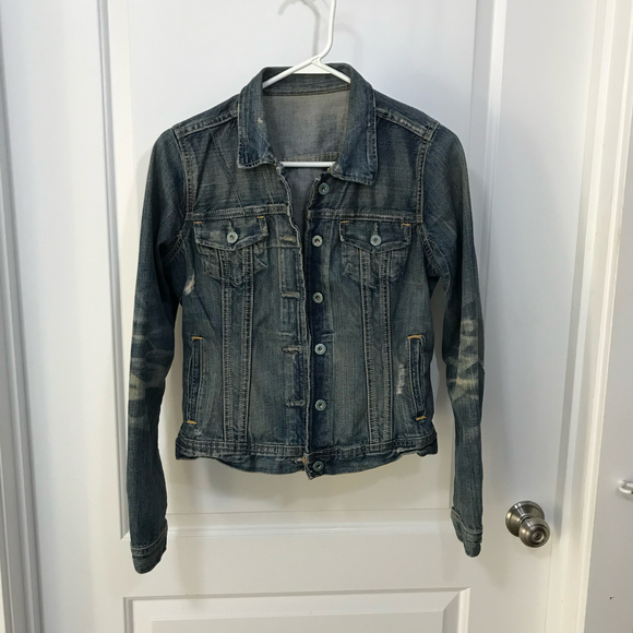 Ralph Lauren Polo Jeans Co Lydia Repair Jeans Jacket Size Medium EUC - Picture 1 of 6